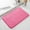 Pink, variant on EazyTech Memory Foam Cobblestone Bath Rug, Non-Slip Square Bathroom Mat, Machine Washable Water Absorbent Doormat for Indoor Outdoor Use 16"x24"