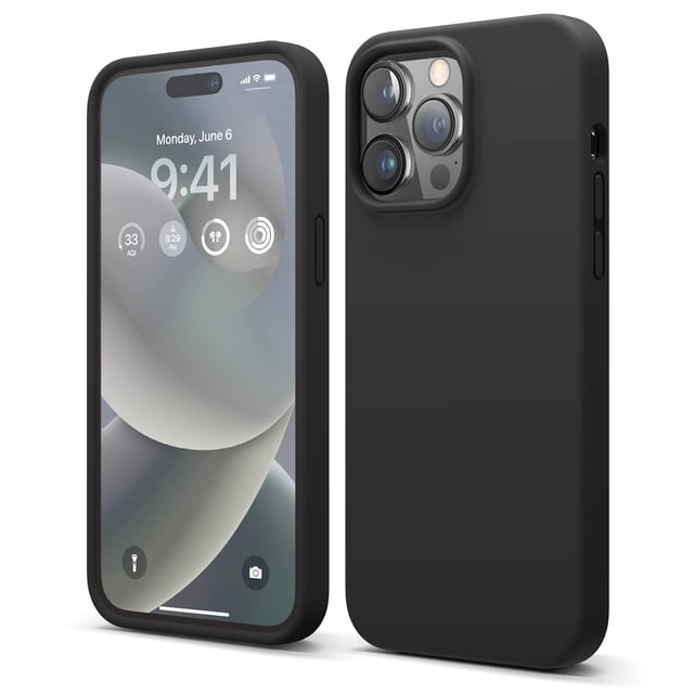 Funda de teléfono Elago compatible con iPhone 14 Pro Max negra