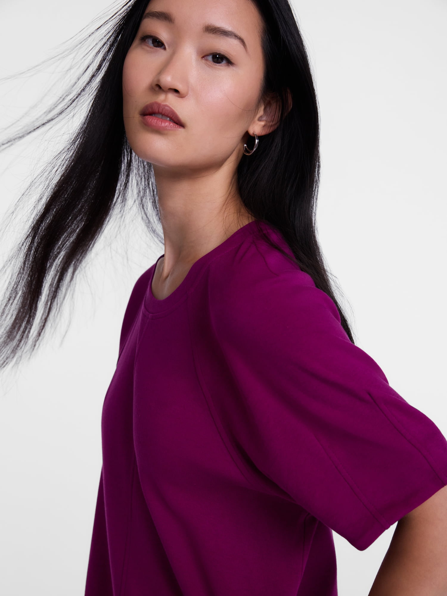 Scenario Women's and Women's Plus Mini Dress with Short Raglan Sleeves, Sizes XS-4X