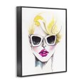 thumbnail image 2 of Stupell Industries Contemporary Female Fashion Portrait Sunglasses Black Framed Giclee Art, 11 x 14, by Elisaveta Stoilova, 2 of 7