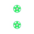 thumbnail image 2 of QualitChoice RISK Professional Rustproof Headset Cover Waterproof Exquisite Wear-resistant 28.6mm Front Fork Cycling Headset Accessories Green Pentagonal 2Set, 2 of 6