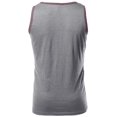 thumbnail image 2 of FashionOutfit Men's Contrast Colorblock Round Neck Tank Tops, 2 of 3