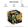 thumbnail image 2 of Honeii 's Sunflowers And Bird for Leather Square Tissue Box Cover Holder: A Stylish Organizer for Tabletops, Bathrooms, Cars & Offices, 2 of 5