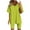 Green, variant on JWZUY Womens Plus Size Pajamas Set Crewneck Short Sleeve 2 Pieces Outfit Top Bottom Sleep Wear Solid Plain Lounge Wear Orange XL