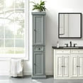 thumbnail image 4 of Seaside Tall Linen Cabinet Distressed Gray, 4 of 15