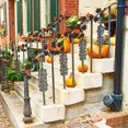 thumbnail image 3 of 10ft Light String Simulation Rattan Plastic LED For Holloween Party Wall Hanging Indoor Decoration Orange Halloween Pumpkin, 3 of 15