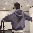 thumbnail image 3 of Suéter y polar con capucha de cachemira para bebé 2022, nueva versión coreana suelta para niño, ropa para niños grandes para mantener el calor, 3 of 4