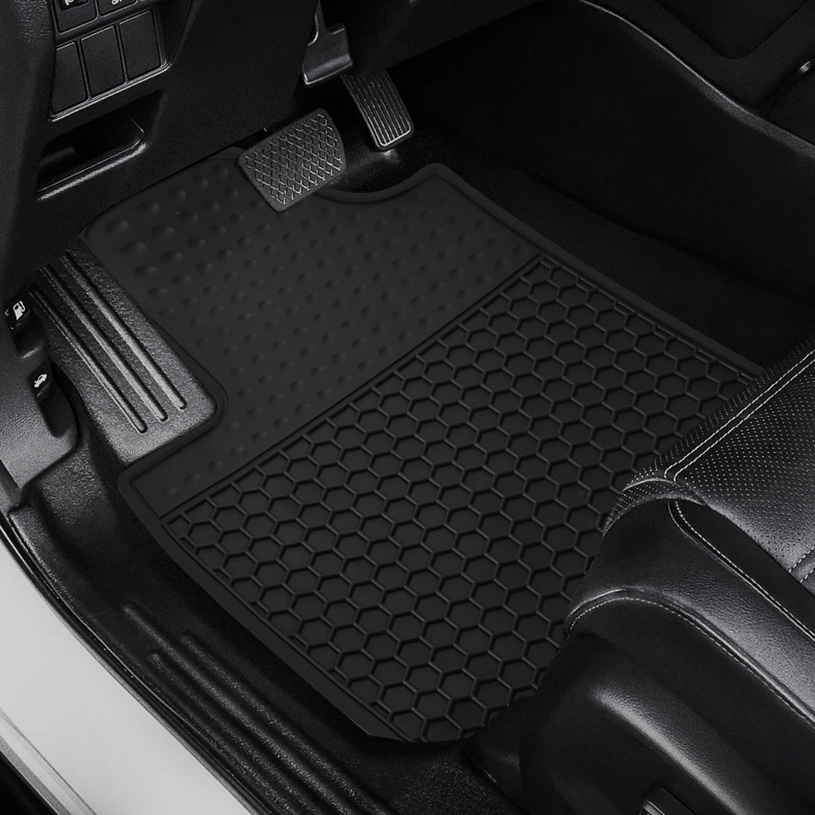 San Auto Car Floor Mats Custom Fit for Chevrolet Chevy Camaro 2016-2024 Rubber Black Car Floor Liners All Weather Protection Heavy Duty Odorless