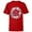 Red, variant on Disney 100 Pixar Happy Faces Blue Sticker Circle D100 - Short Sleeve T-Shirt for Kids - Customized-Athletic Heather