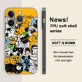 thumbnail image 1 of Agregue un toque de creatividad a su iPhone con esta funda minimalista de goma de TPU con estampado de dibujos animados para teléfono. ¡Haga su pedido ahora!, 1 of 4