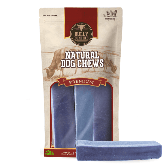 Bully Bunches Premium Blueberry Fruit-Flavored Himalayan Yak Chew (MEDIUM) - 3 Pack