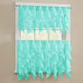 thumbnail image 1 of Juego de cortinas de cocina Sweet Home Collection, 3 unidades, Sheer Sea, 1 of 1