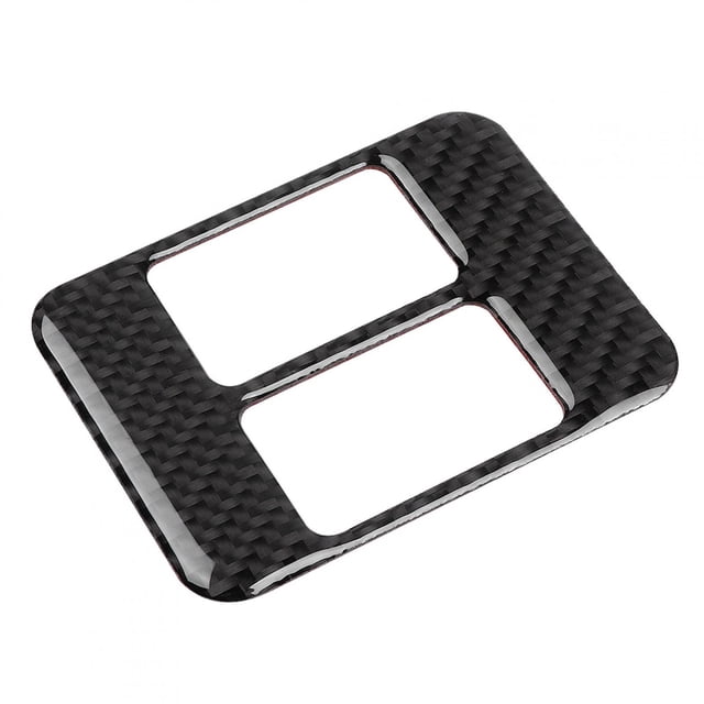 Carbon Fiber Center Console Seat Heating Button Cover Trim Fit For Toyota 86 2013-2017
