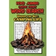 thumbnail image 1 of Libro de sopas de letras de gran formato sobre la vida de camping, 1 of 1