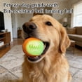 thumbnail image 5 of 6.5cm Glow in Dark Dog Chew Ball, TPR Night Light Toy for Aggressive Chewers, Bouncy Fetch Training Ball for Small Medium Dogs Puppies,Yellow, 5 of 5