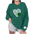 thumbnail image 2 of Sweat à Capuche Imprimé pour la Saint-Patrick, Col Rond, Manches Longues, 2 of 6