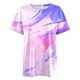 thumbnail image 2 of Gibobby Playera de Verano para Mujer Camiseta informal verano para mujer, camiseta holgada con hombros caídos y cuello redondo, manga corta, estampado s(Rosa,CH), 2 of 3