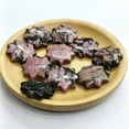 thumbnail image 3 of MATROOY 10pcs Natural Rhodochrosite Stone Sun Crystal Healing Carved Gem Reiki Healing, 3 of 5
