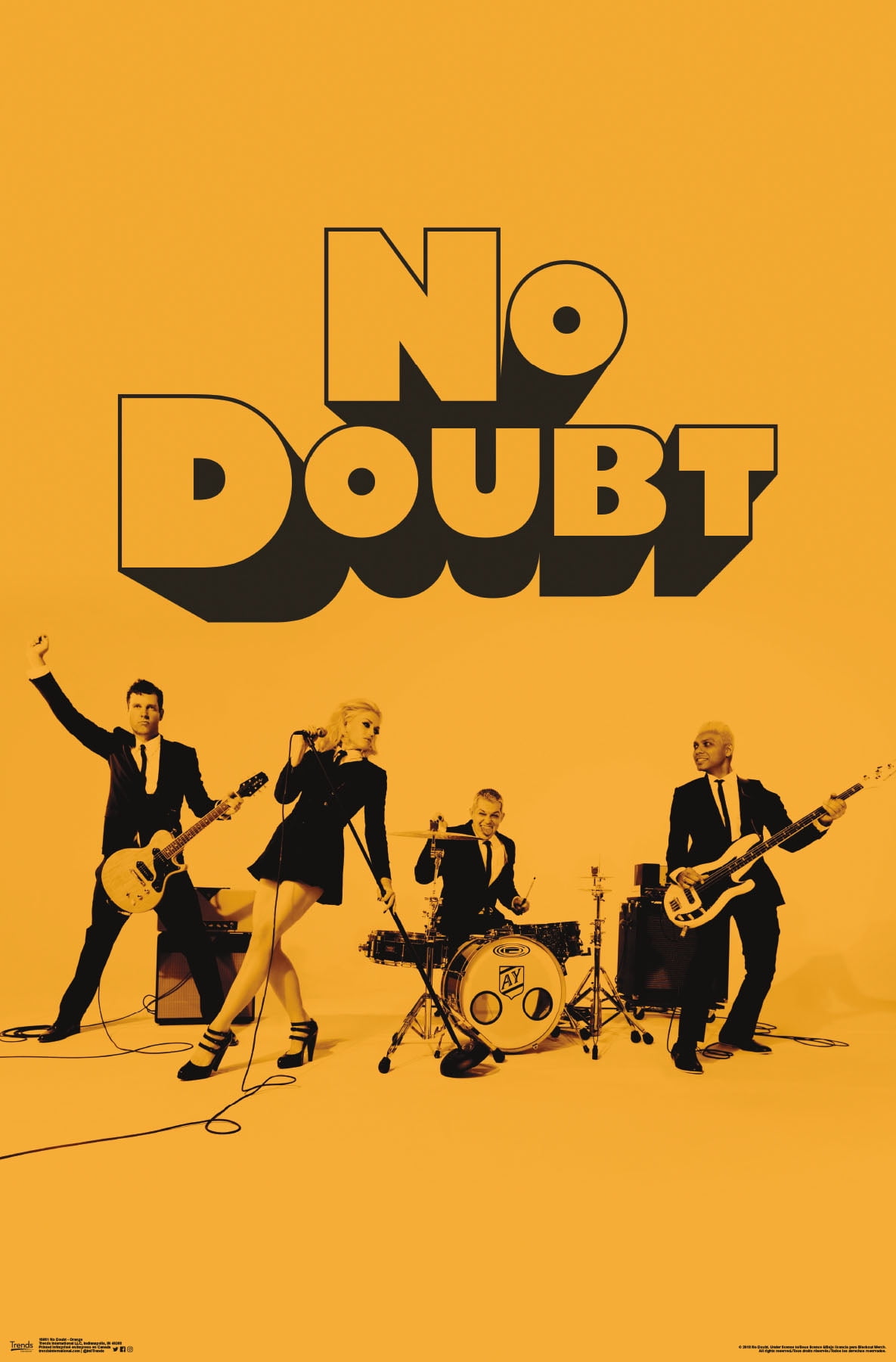 No Doubt Orange Poster