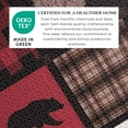 thumbnail image 3 of Great Bay Home Stonehurst 2-Piece Red BlackQuilt Bedding Sets, Twin, 3 of 6