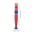 thumbnail image 2 of UPOUART Kids Recorder Wood Bright Colors Hand Coordination 1Set, 2 of 8