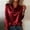Red, variant on Women's Cowl Neck Sweater Lightweight Solid Color Long Sleeve Knit Pullover Jumper Tops 2026 Spring Summer Limited-time offer