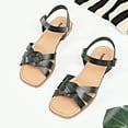 thumbnail image 4 of Ataiwee Women's Flat Slide Sandals - Casual Comfortable Criss Cross Squsre Toe Flat Summer Sandals., 4 of 8
