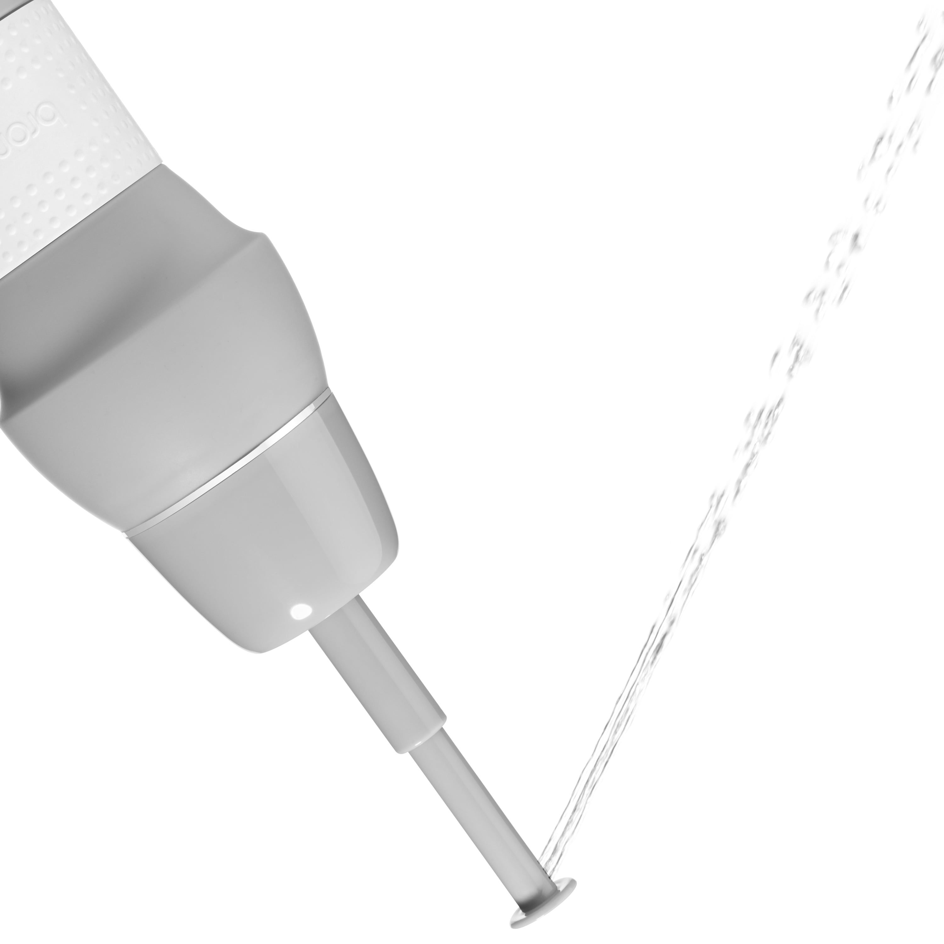 Brondell GoSpa Collapsible Plastic Travel Bidet with Retractable Nozzle, Gray
