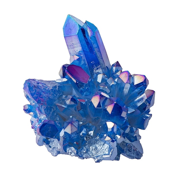 Adorno de racimo de cristal natural, material artesanal (forma aleatoria)
