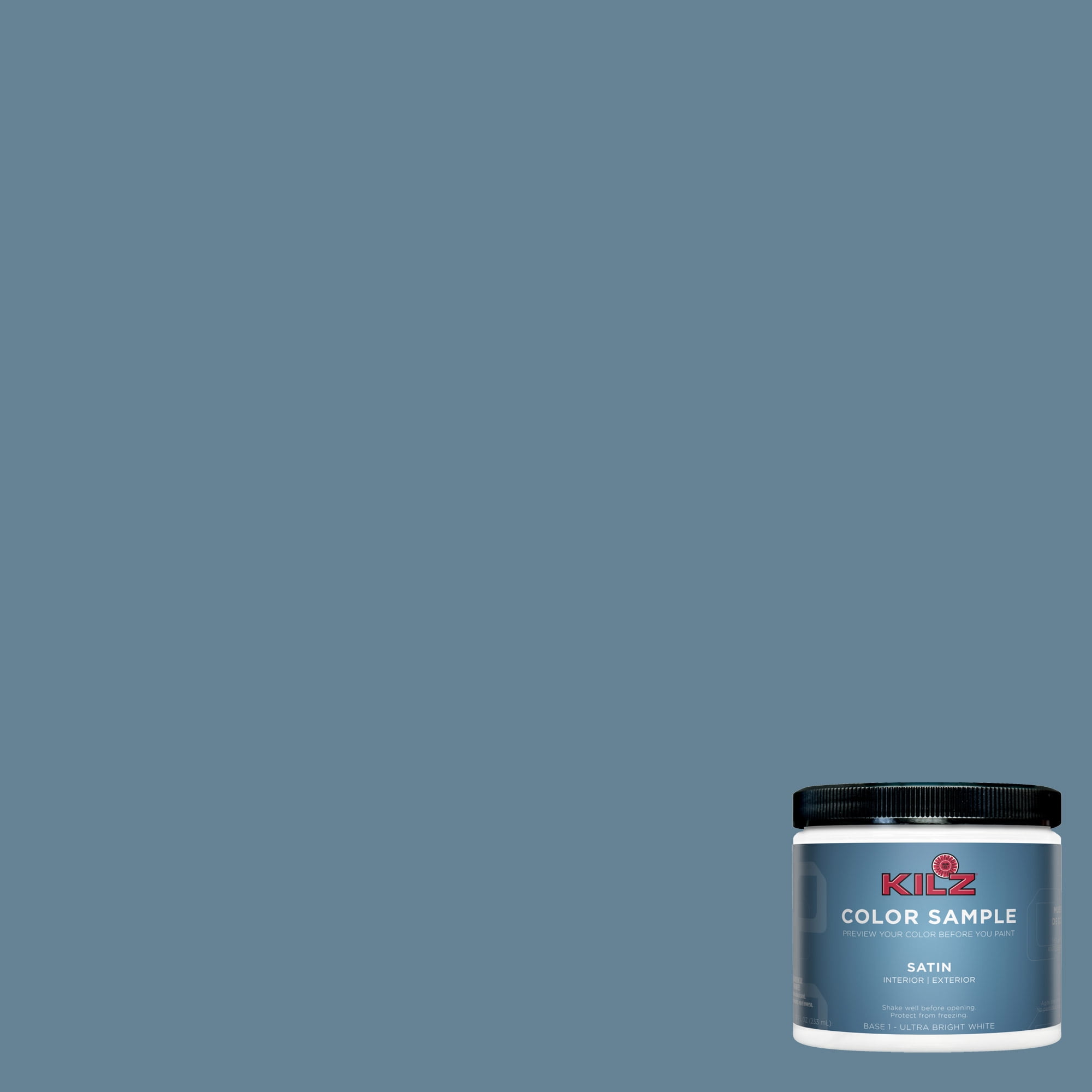 Swedish Blue, KILZ Complete Coat Interior/Exterior Paint & Primer in One, #RD140-02