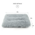 thumbnail image 4 of Plush Dog Bed Dog Crate Pillow Bolster Cat Mat for Cage, 4 of 8