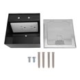 thumbnail image 2 of Kit De Caja De Enchufe De Escritorio, Instalación De Tornillo De Uso Versátil, Salida Empotrada Doble De 3 Clavijas Para Dormitorio, Sala De Estar, 2 of 7