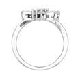 thumbnail image 3 of ARAIYA FINE JEWELRY Sterling Silver Diamond Band Ring (3/8 cttw, I-J Color, I2-I3 Clarity), Size 7.5, 3 of 7