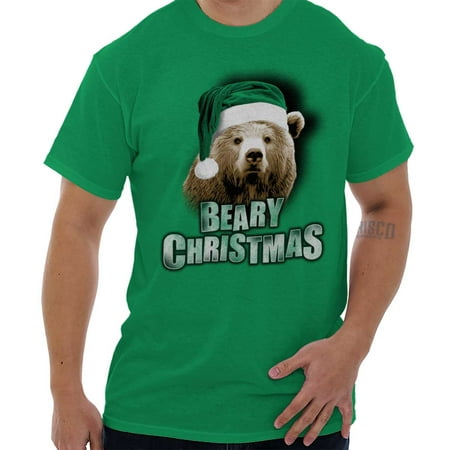 Beary Christmas Merry Fun Bear Pun Holiday T Shirt