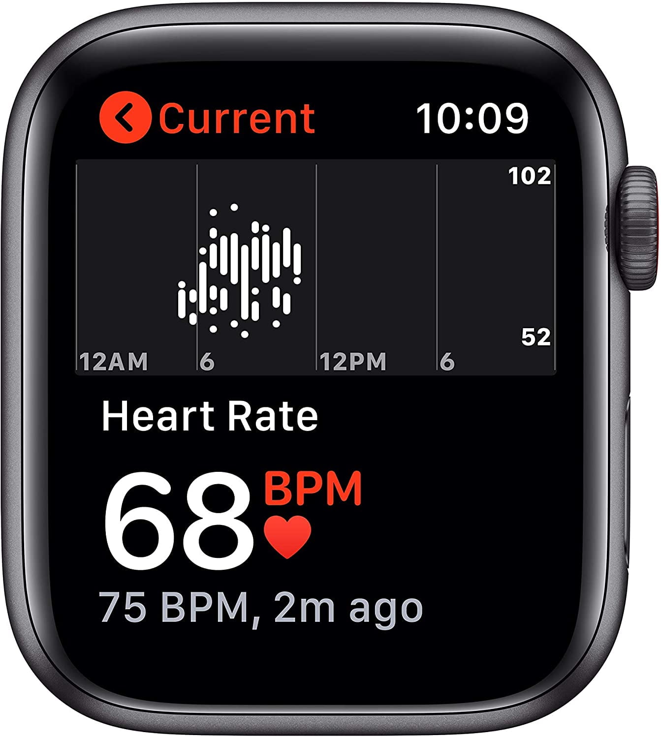Restored Apple Watch SE (GPS + Cellular, 44mm) - Space Gray Aluminum Case with Black Sport Band (Refurbished)
