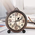 thumbnail image 3 of Relojes de escritorio, despertador de mesita de noche de estilo vintage para decoración del hogar, 3 of 5