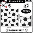 thumbnail image 4 of Servilletas Dulousia Soccer 2026 de papel para la Copa del Mundo, 40 unidades, 13 x 13 cm, 4 of 8