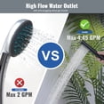 thumbnail image 6 of WOWOW 2-Handle Freestanding Tub Faucet with Hand Shower in Matte Black, 6 of 8