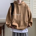 thumbnail image 4 of Hong Kong Style - Hooded Casual Men'S Sweatshirt Spring And Autumn Tops Trendy Brand Black M, 4 of 6