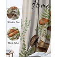 thumbnail image 3 of Frog Botanical Blackout Curtains for Bedroom Living Room Darkening Curtains 63 Inches Long Butterfly Coffee Mushroom Watercolor Window Curtain 2 Panels Set Window Treatment Grommet Drapes 42"x63", 3 of 9