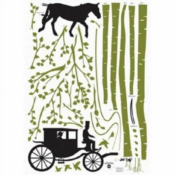 Wall Deco Sticker TREE ROAD 137-KR0035 - M