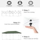 thumbnail image 4 of 10x20 pop - up canopy tent (no side walls): 3 adjustable heights, 6 sandbags, 4 of 8