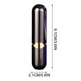 thumbnail image 3 of Latrodar Creative Lipstick Lighter Refillable Butane Lighter Cool Stylish Windproof Lighters 9.3 Cm Torch Flame Funny Gifts for Women & Girlfriend Party Favor Black, 3 of 5