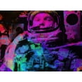 thumbnail image 4 of Stephen Chambers 32x25 Black Ornate Wood Framed With Double Matting Wall Art Titled - John Glenn First To Orbit, 4 of 6