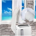 thumbnail image 2 of Sello de aire acondicionado portátil para ventanas abatibles, impermeable, ahorro de energía, tamaño universal, efecto de sellado para aire acondicionado portátil y secadora de ropa, cierre con, 2 of 5