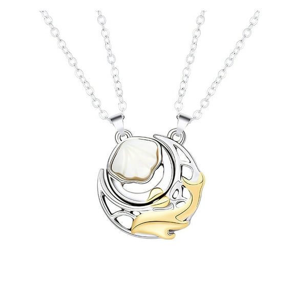 Necklaces for Womennecklaces & Pendants Couple Necklace Matching Necklace Sun Moon Pendant Necklace Forever Necklace I Love You Jewelry Valentine's Day Gift