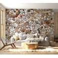 thumbnail image 6 of Tiptophomedecor Background & Patterns Wallpaper Wall Mural - Stone Beach, 6 of 8