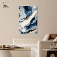 thumbnail image 3 of Snowy Peak Canvas Timeless Abstract Wall Art by Art Remedy, White Frame, 36" x 54", 3 of 7