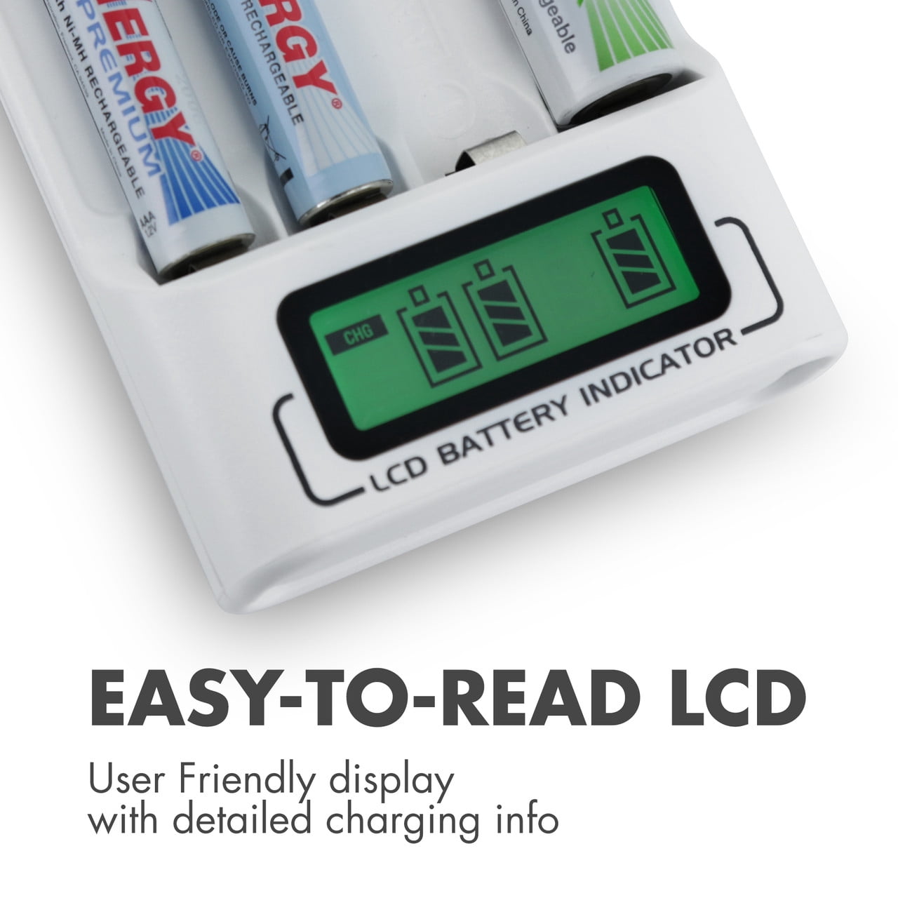 Tenergy TN156 Charger And 12 Pack Centura AAA Rechargeable Batteries