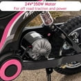 thumbnail image 3 of Kselythan Electric Dirt Bike 350W Electric Motorcycle-Up To 14.29MPH 3-Speed Modes Motorcycle For Kids Ages 3-10 Boys Girls Gift, 3 of 8